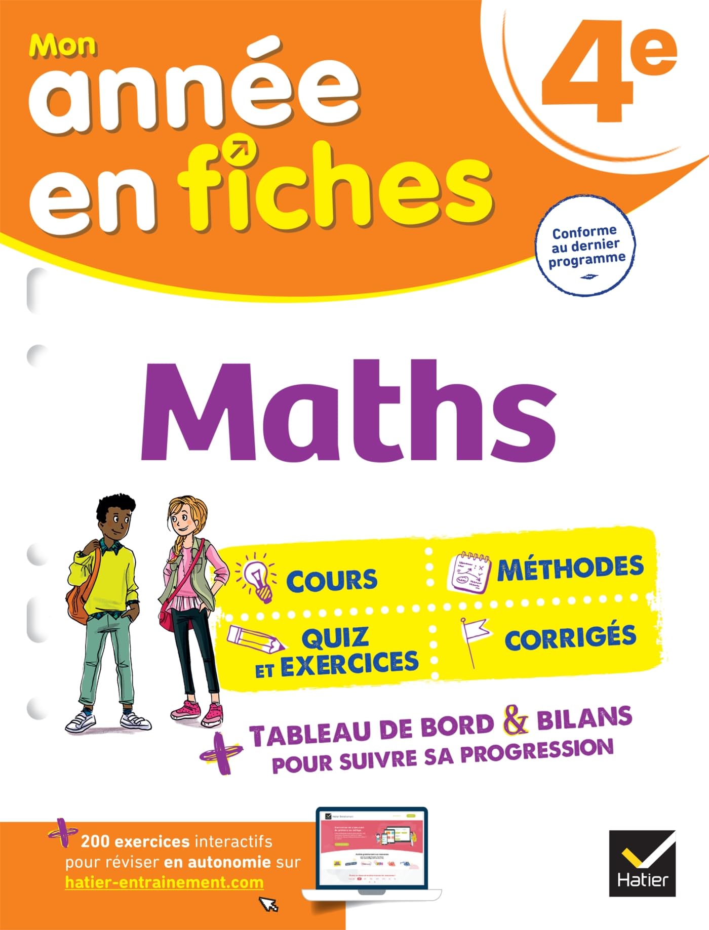 Maths 4e (fiches de révision & exercices): tout le programme de 4e en fiches Non-fiction