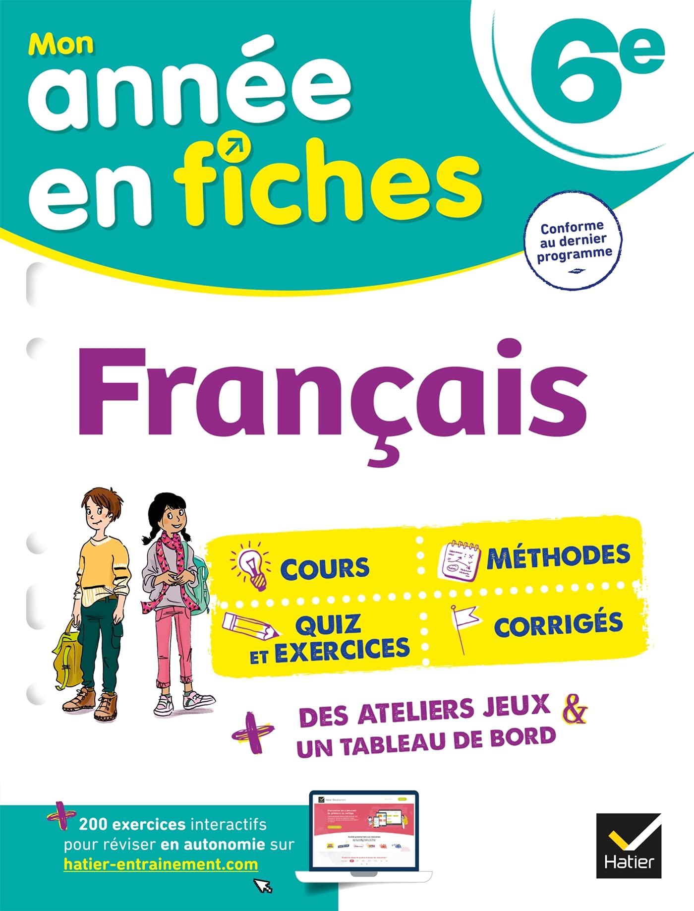 Français 6e (fiches de révision & exercices): tout le programme de 6e en fiches Non-fiction