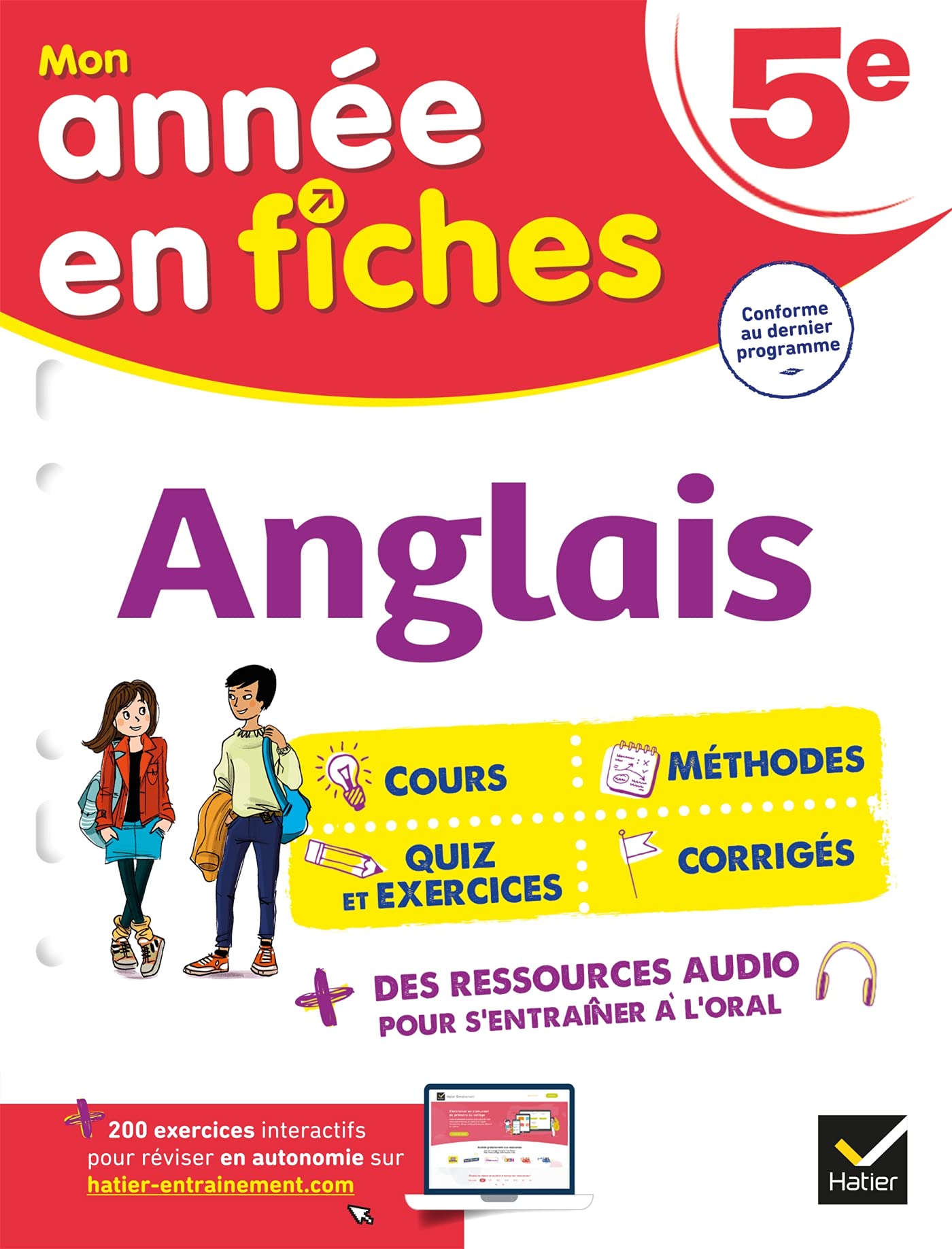 Anglais 5e (fiches de révision & exercices): avec de l'audio pour entraîner son oral Non-fiction