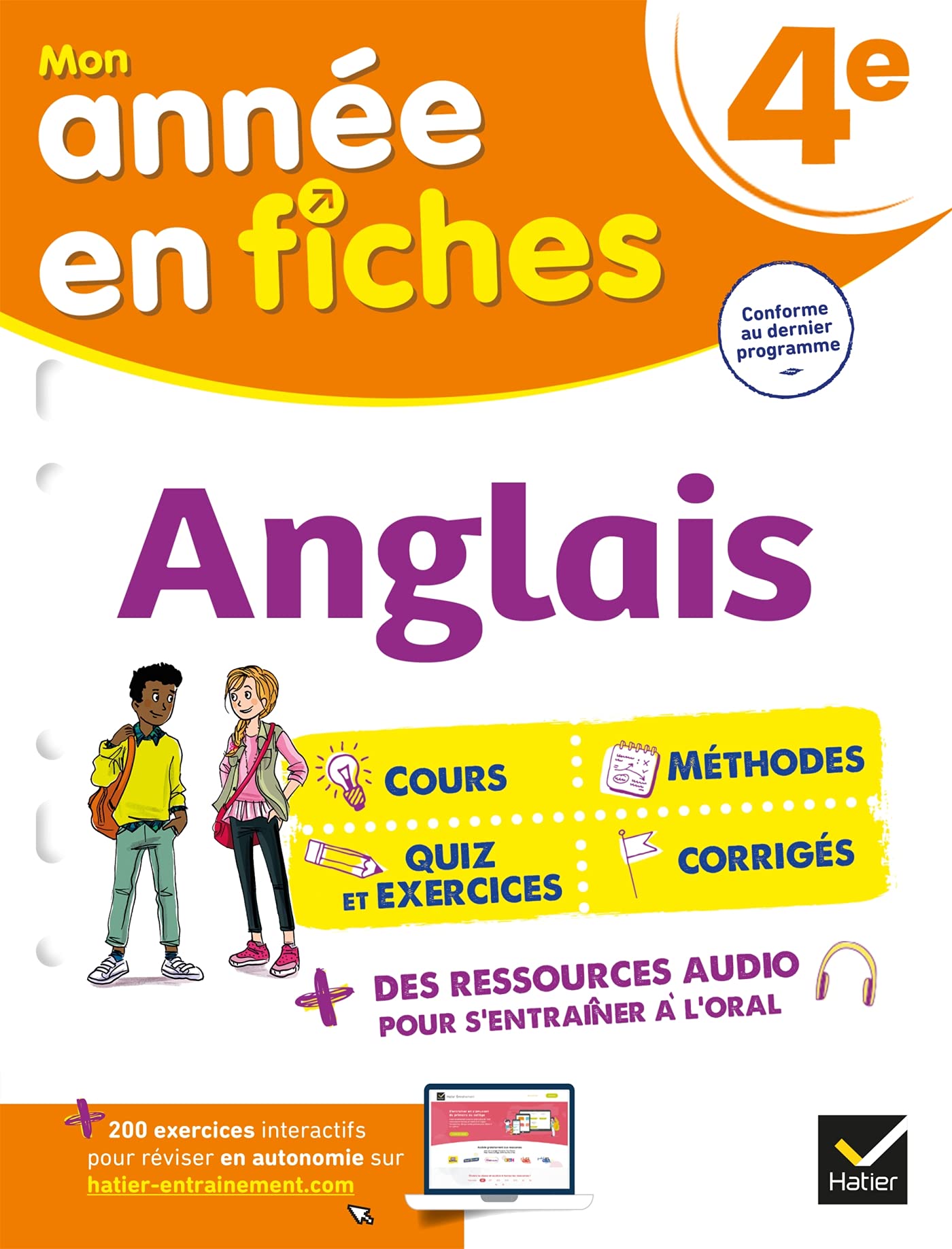 Anglais 4e (fiches de révision & exercices): avec de l'audio pour entraîner son oral Non-fiction