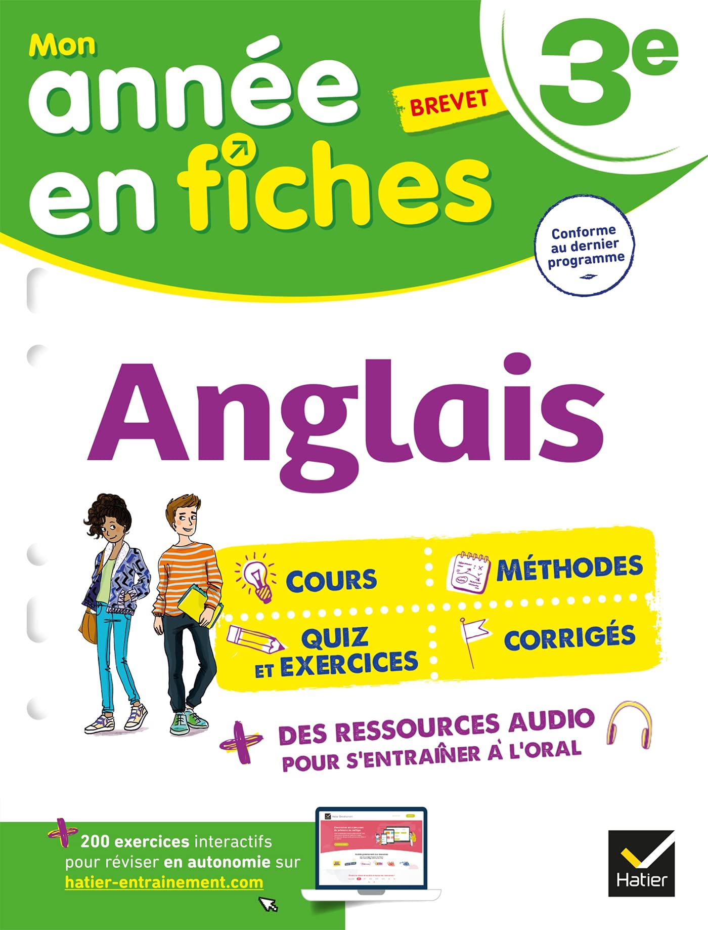 Anglais 3e (fiches de révision & exercices): avec de l'audio pour entraîner son oral New Adult