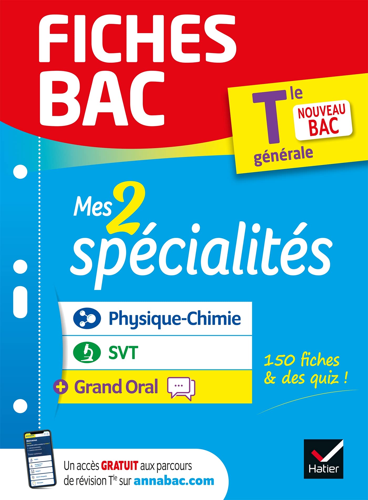 Fiches bac - Mes 2 spécialités Tle générale : Physique-chimie, SVT & Grand Oral - Bac 2025: nouveau programme de Terminale Professional & Reference Books