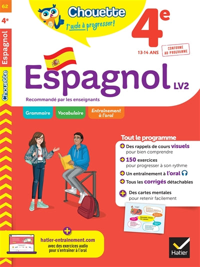 Product Image: Espagnol 4e LV2, 13-14 ans : conforme au programme