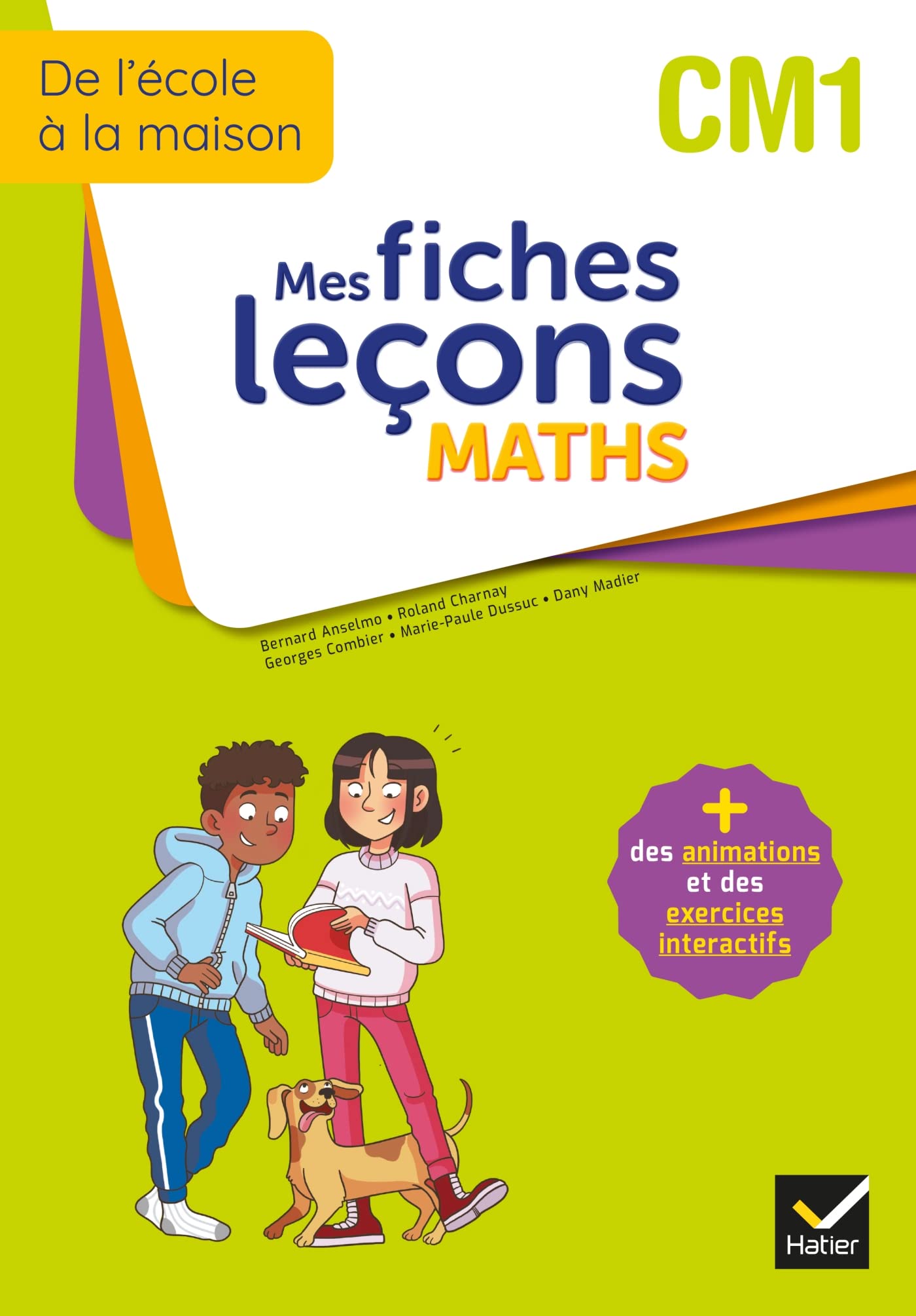 De l'école à la maison - Maths CM1 Ed. 2022 - Mes fiches Leçons de Maths + exercices numériques book