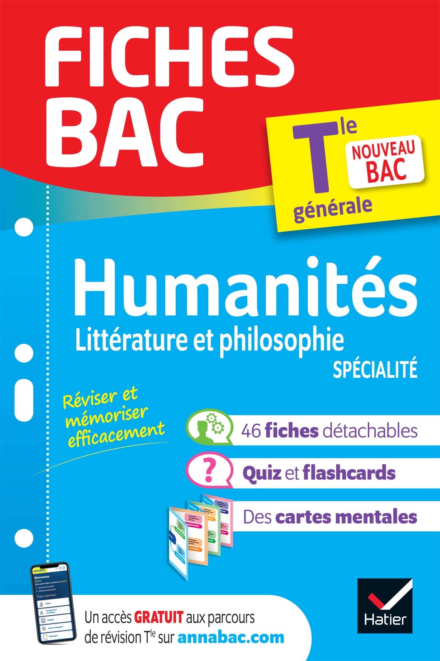 Fiches bac HLP Tle (spécialité) - Bac 2024: nouveau programme de Terminale book