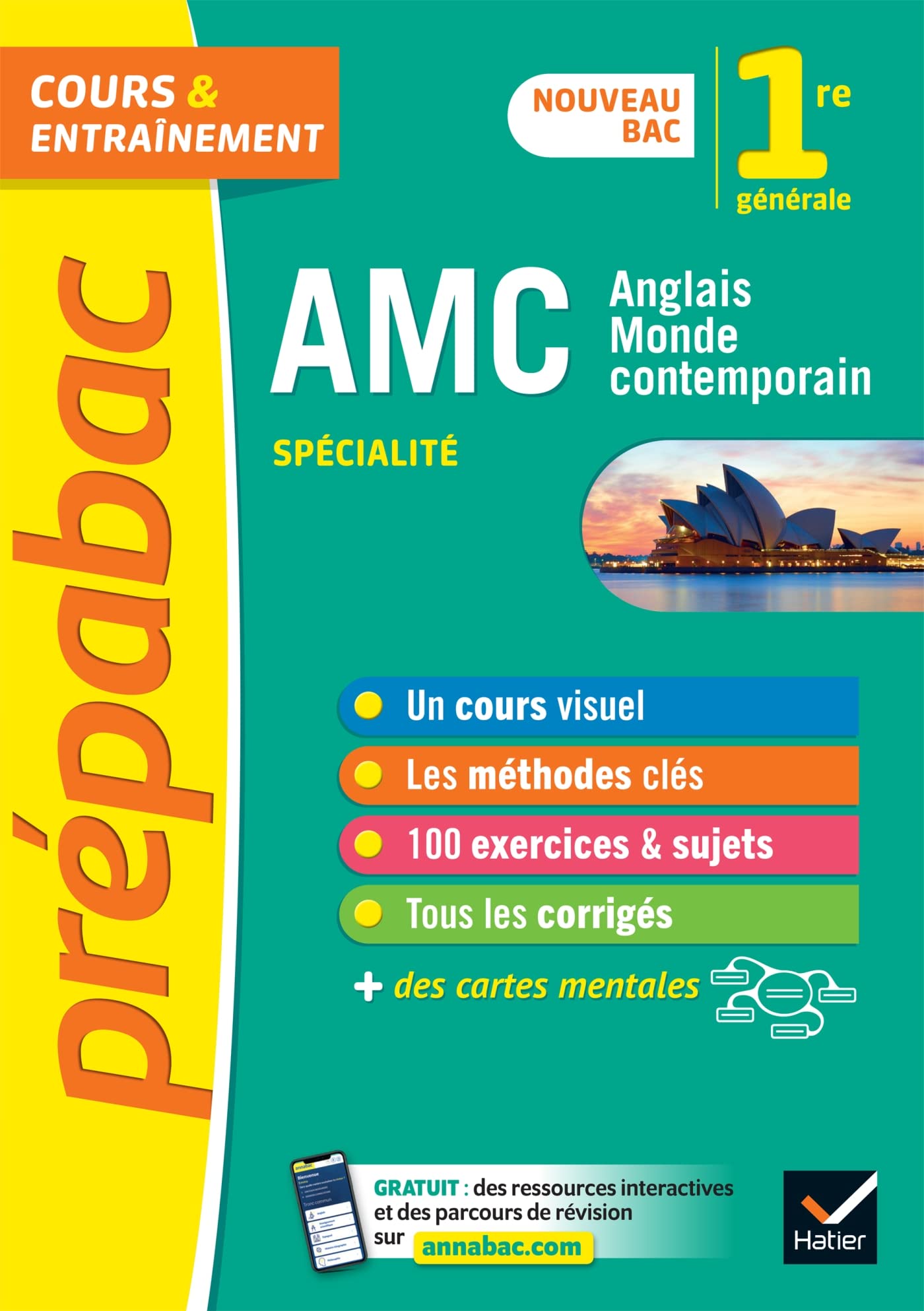 Prépabac AMC (Anglais monde contemporain) 1re générale (spécialité): nouveau programme de Première Professional & Reference Books