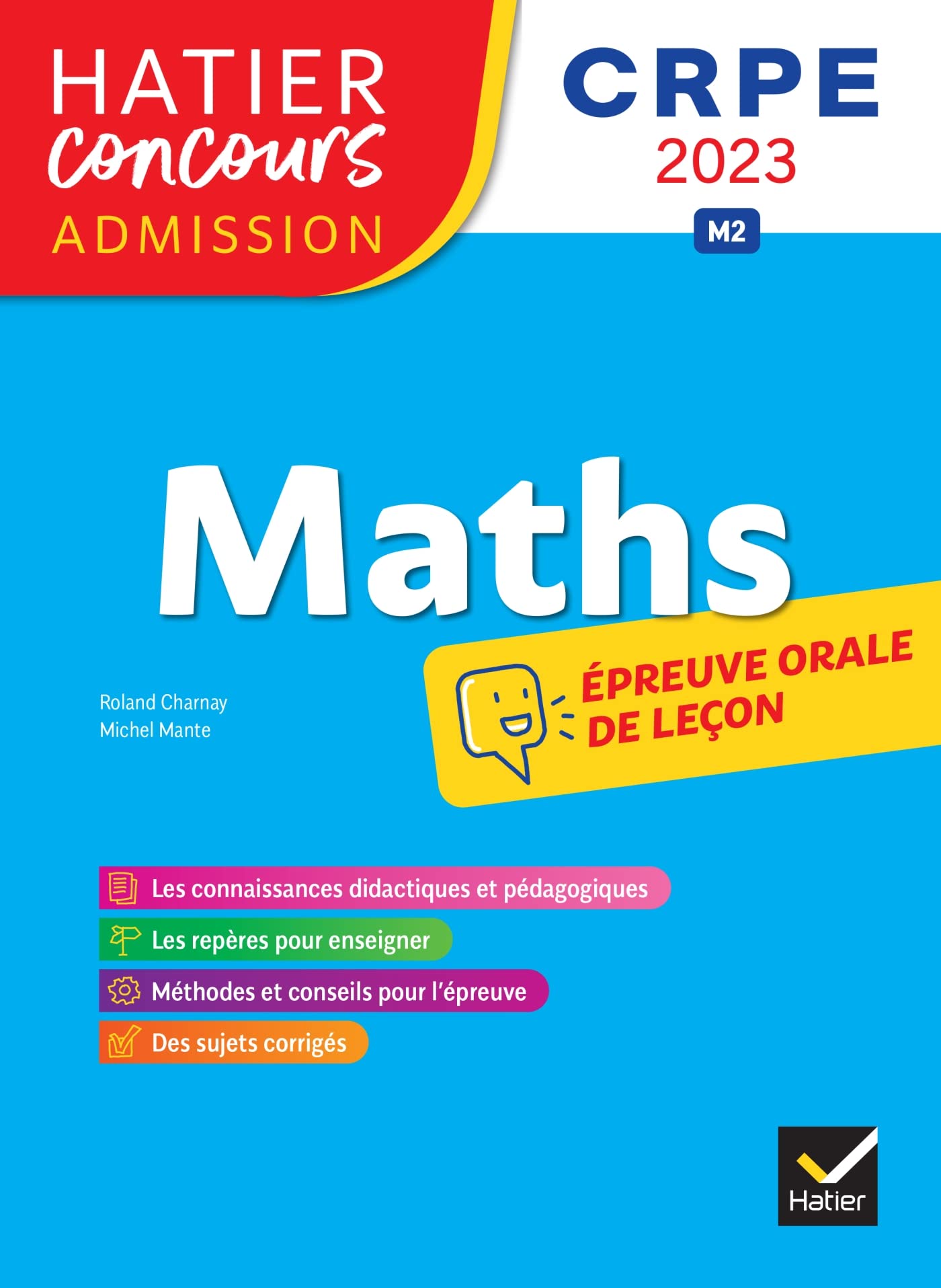 Mathématiques - CRPE 2023 - Epreuve orale d'admission Books