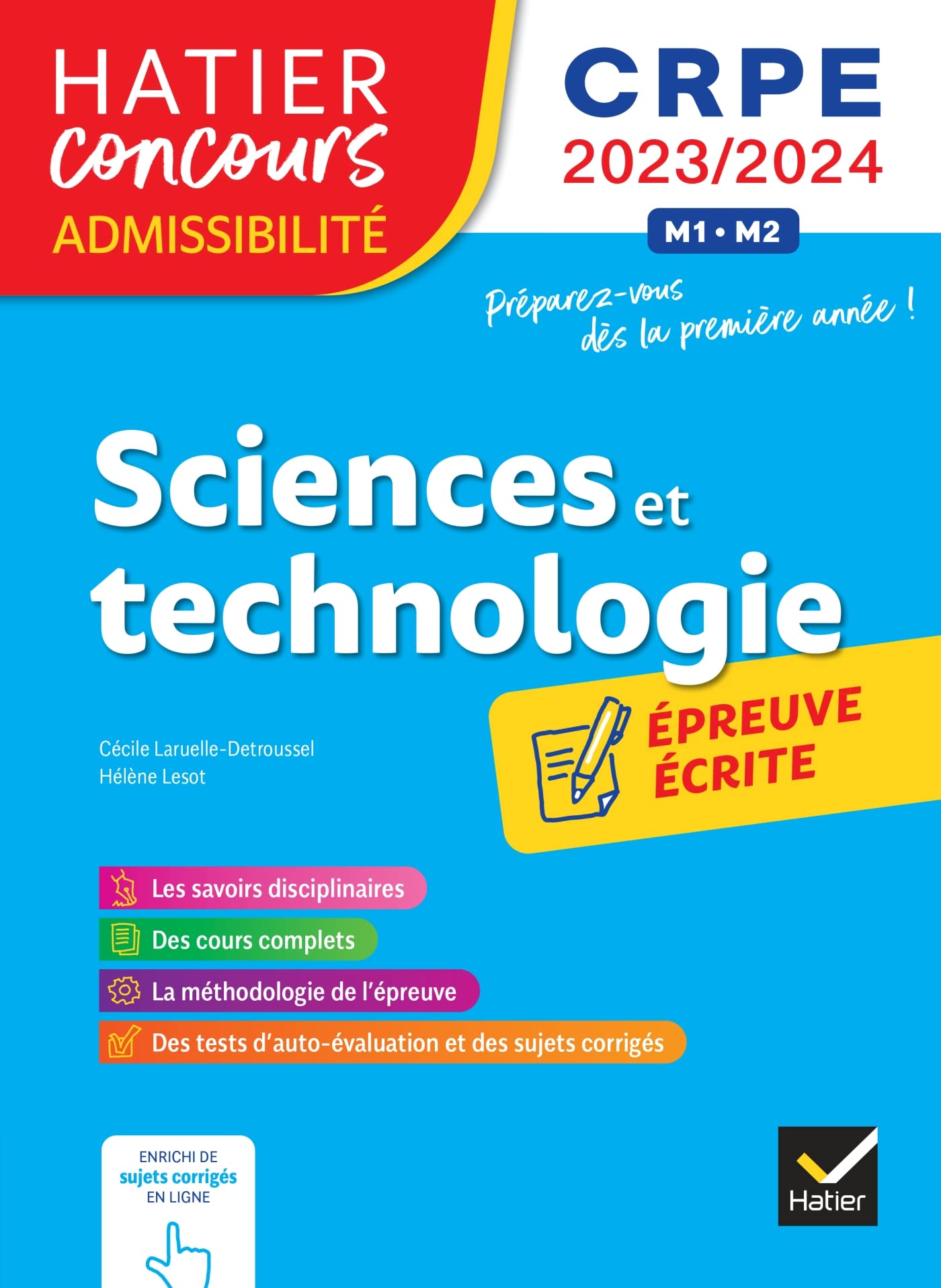 Sciences et Techno - CRPE 2023-2024 - Epreuve écrite d'admissibilité: Epreuve écrite d'admissibilité CRPE Books