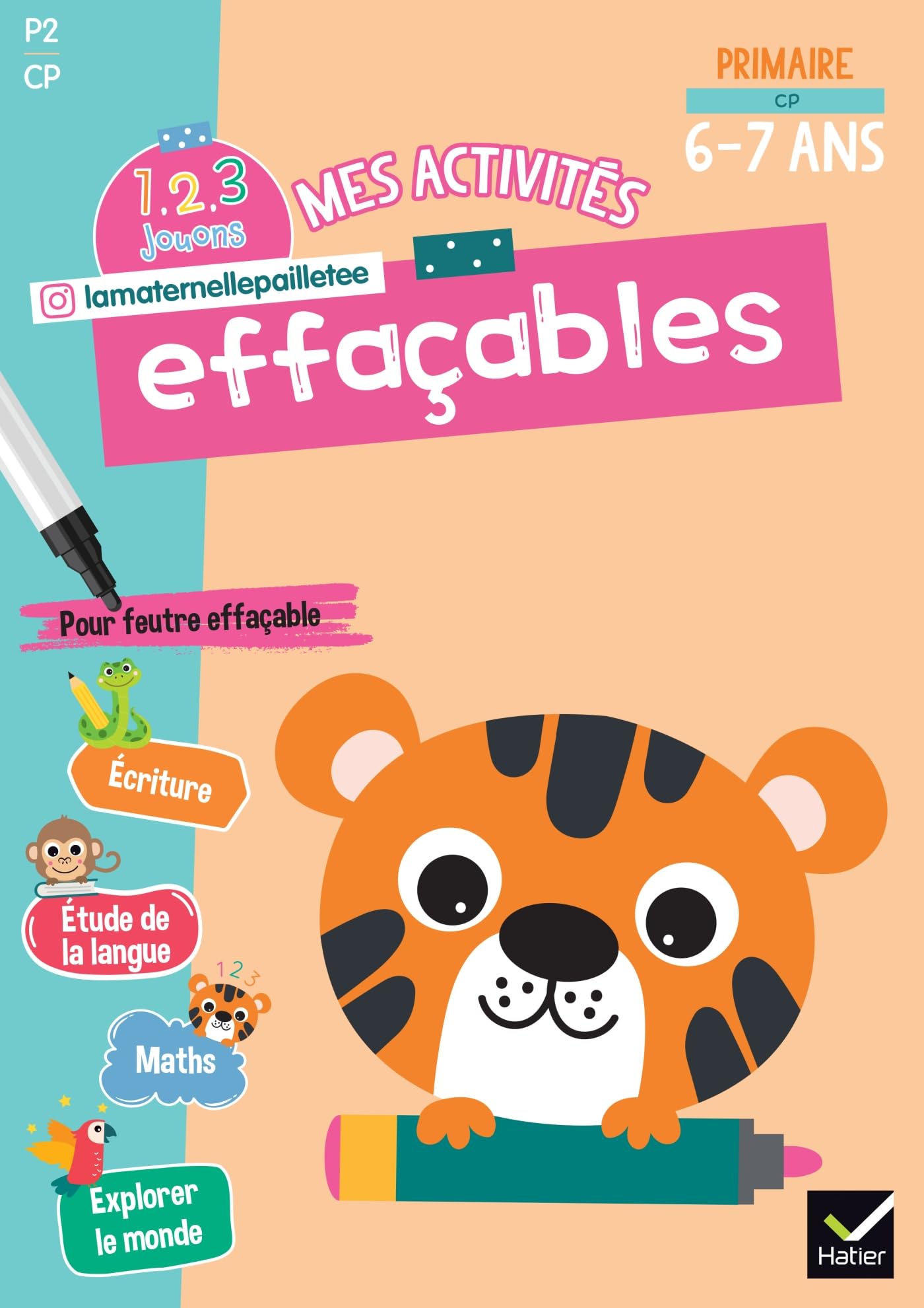 Mes activités effaçables CP: 1, 2, 3 Jouons ! Professional & Reference Books