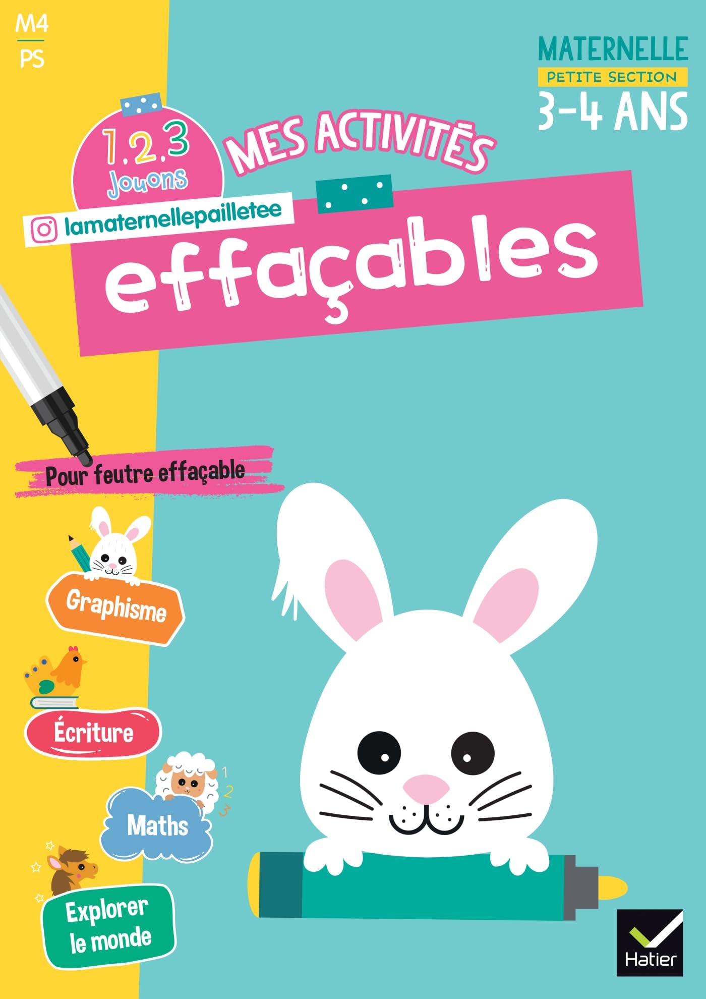 Mes activités effaçables Petite Section: 1, 2, 3 Jouons ! book