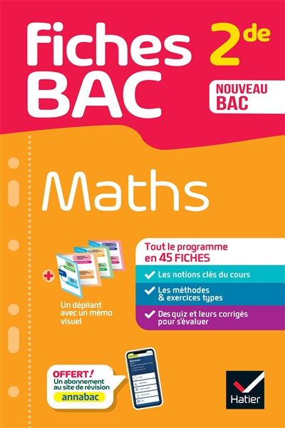 Product Image: Maths 2de : nouveau bac