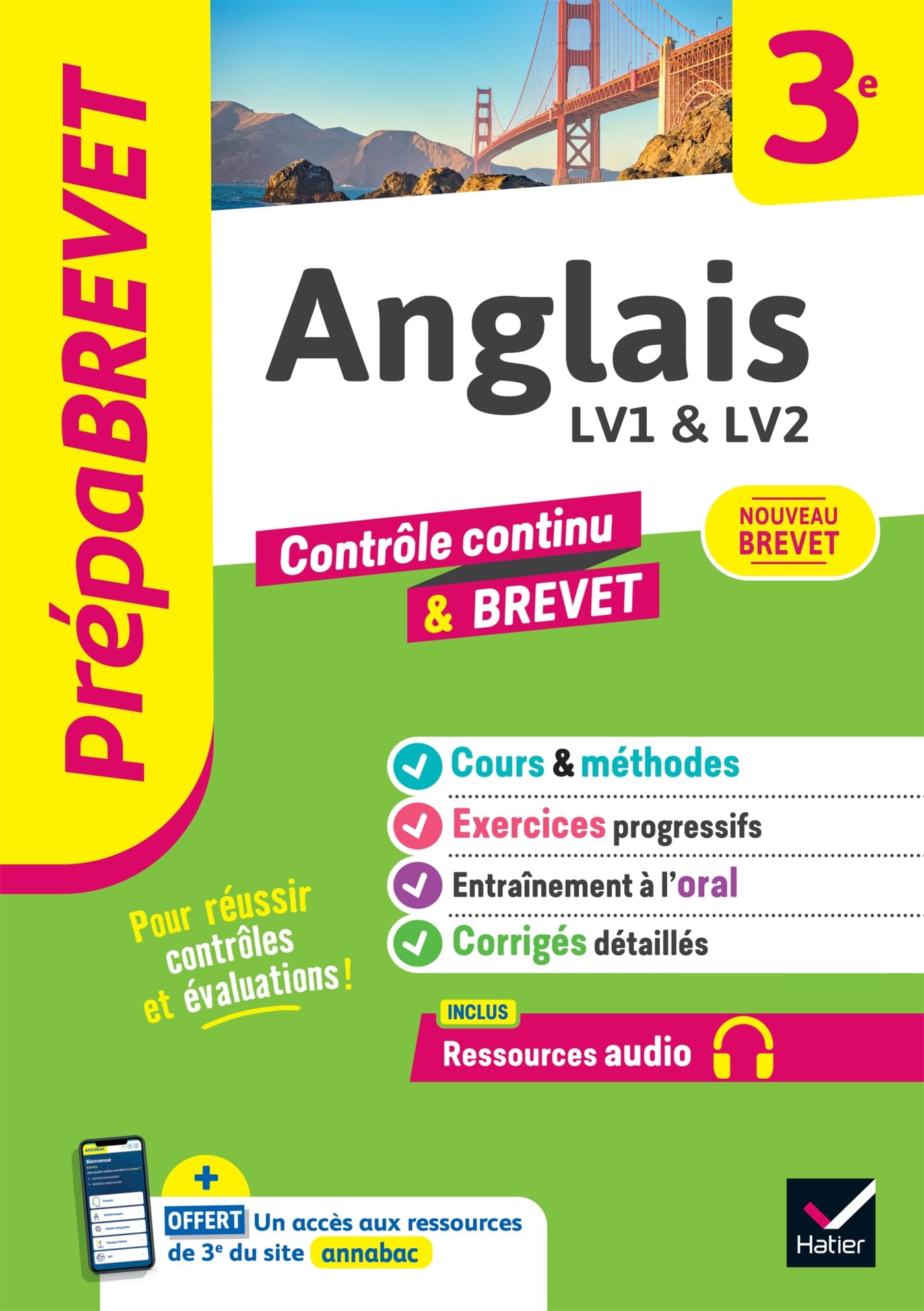 Prépabrevet - Anglais 3e - Brevet 2026: cours, méthodes & entraînement Professional & Reference Books
