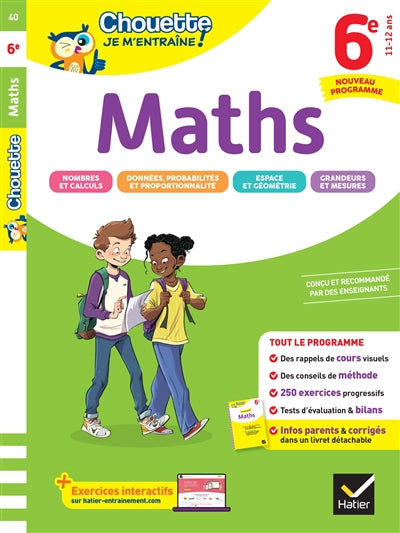 Product Image: Maths 6e, 11-12 ans : nouveau programme