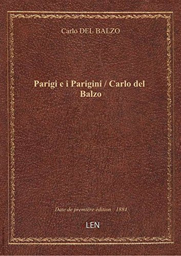 Parigi e i Parigini / Carlo del Balzo Books
