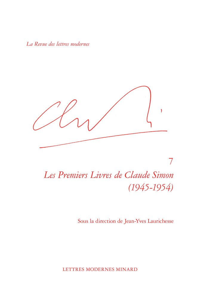 Les Premiers Livres de Claude Simon (1945-1954) book