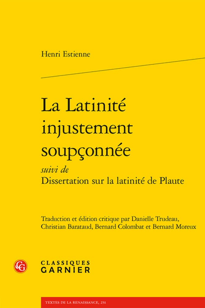 La Latinité injustement soupçonnée book