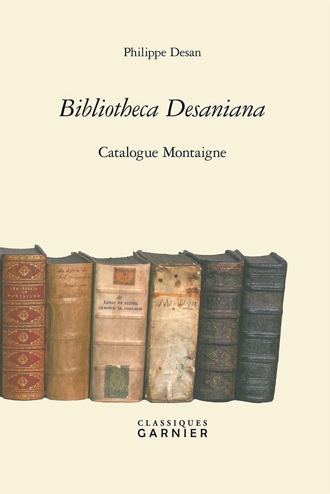 Bibliotheca Desaniana: Catalogue Montaigne book