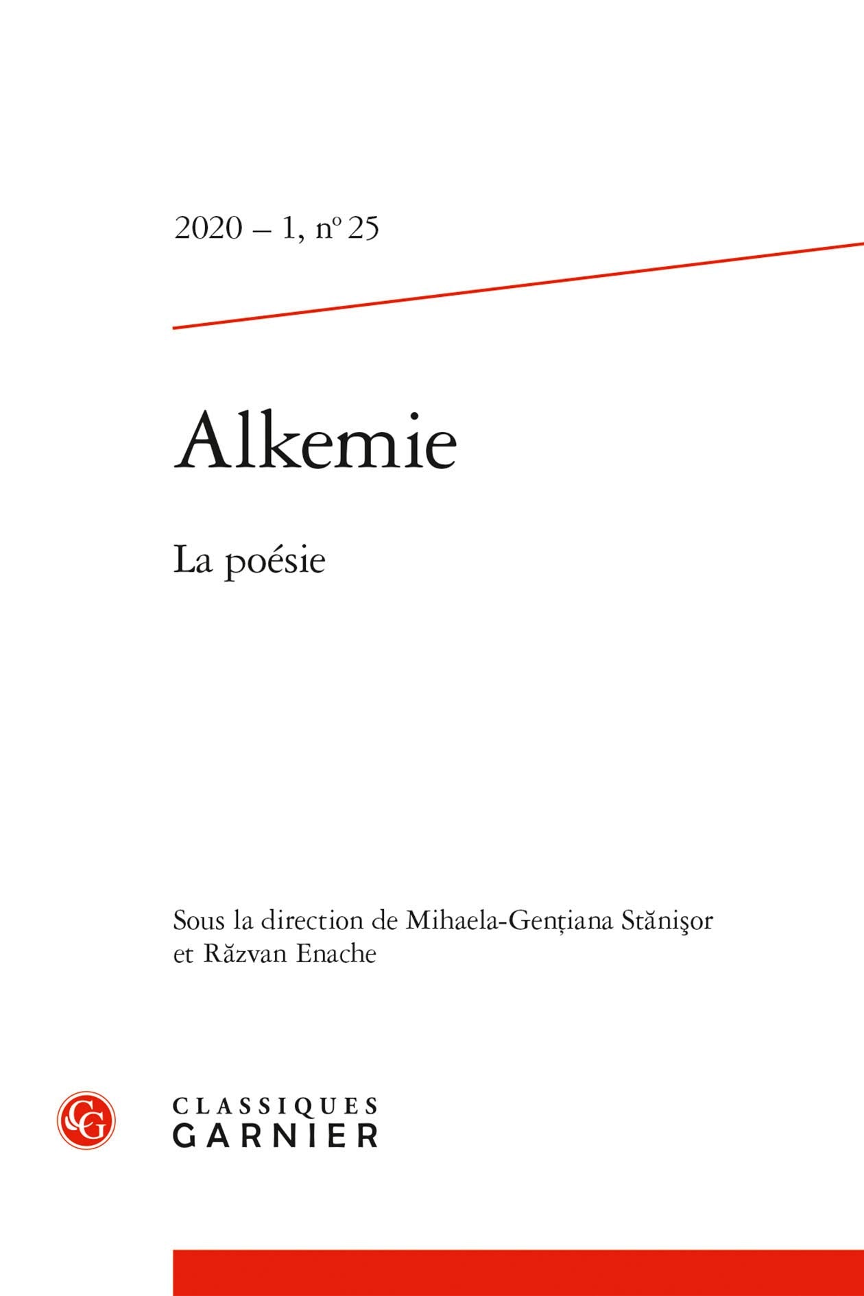 Alkemie: La poésie (2020) (2020 - 1, n° 25) book