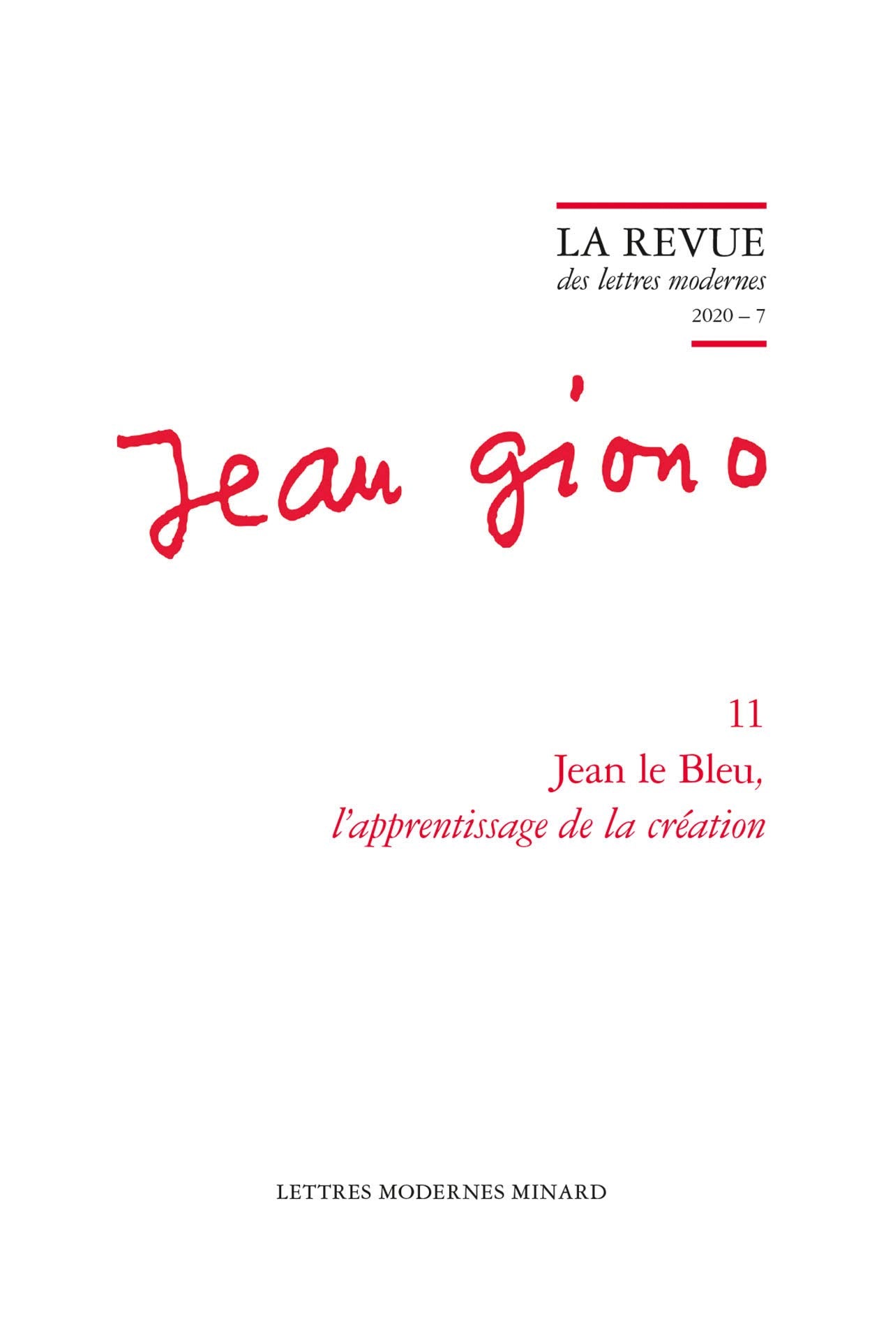 Jean le Bleu, l'apprentissage de la création (2020) (2020 - 7) book