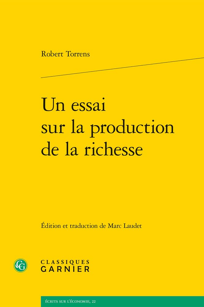 Un essai sur la production de la richesse book