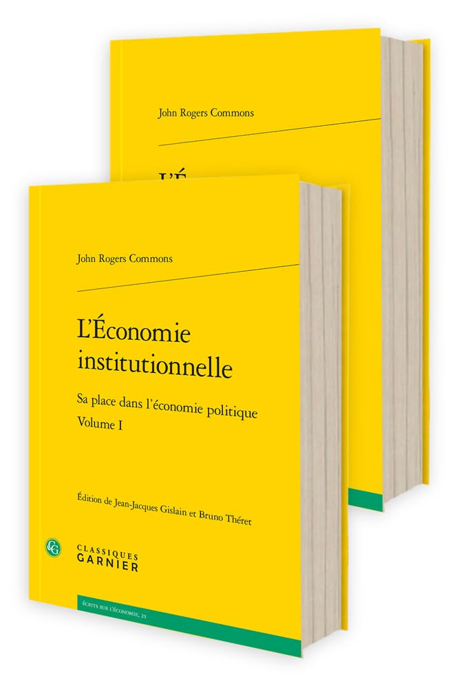 L'Économie institutionnelle: Sa place dans l'économie politique book