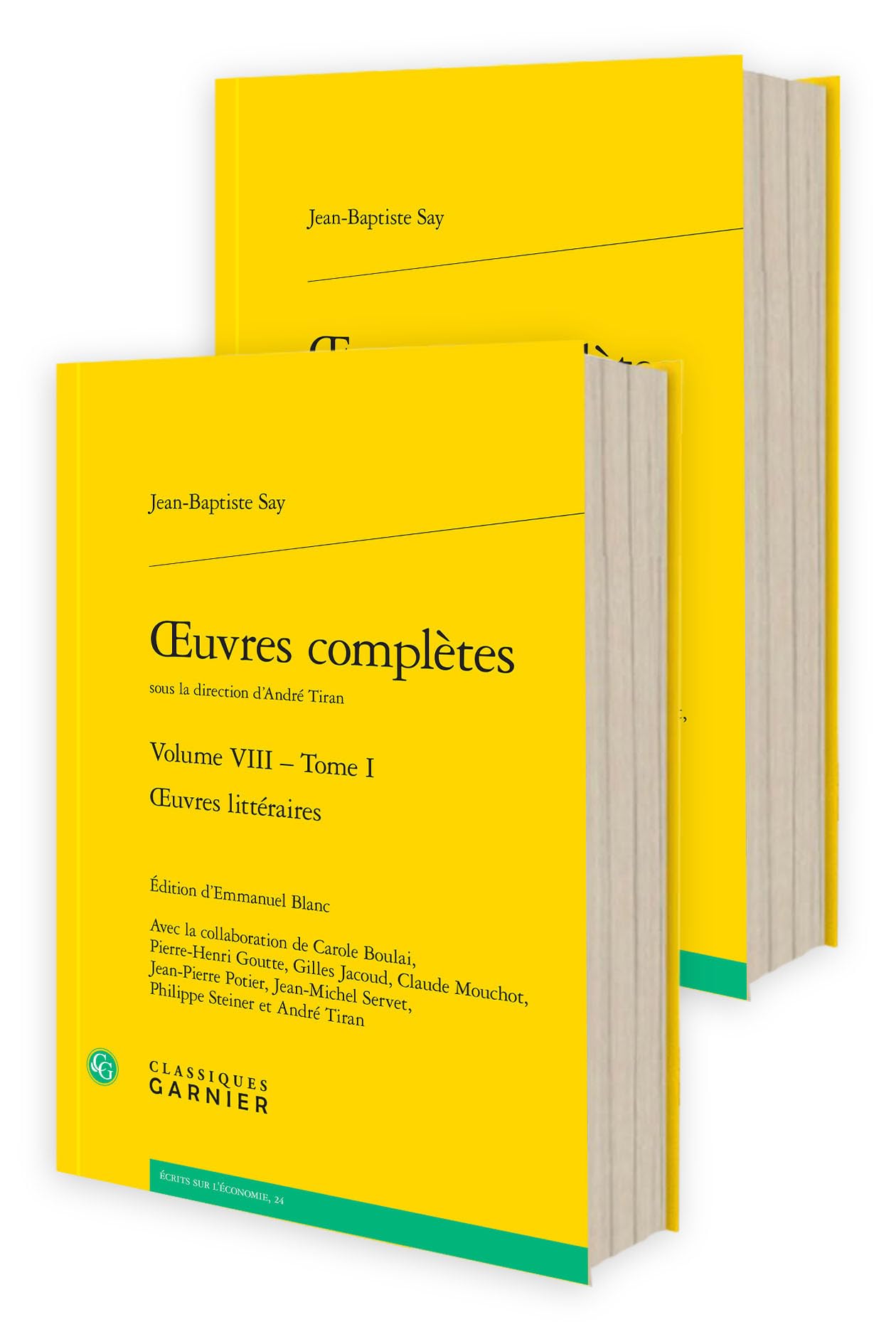 oeuvres complètes: oeuvres littéraires (Volume VIII) book