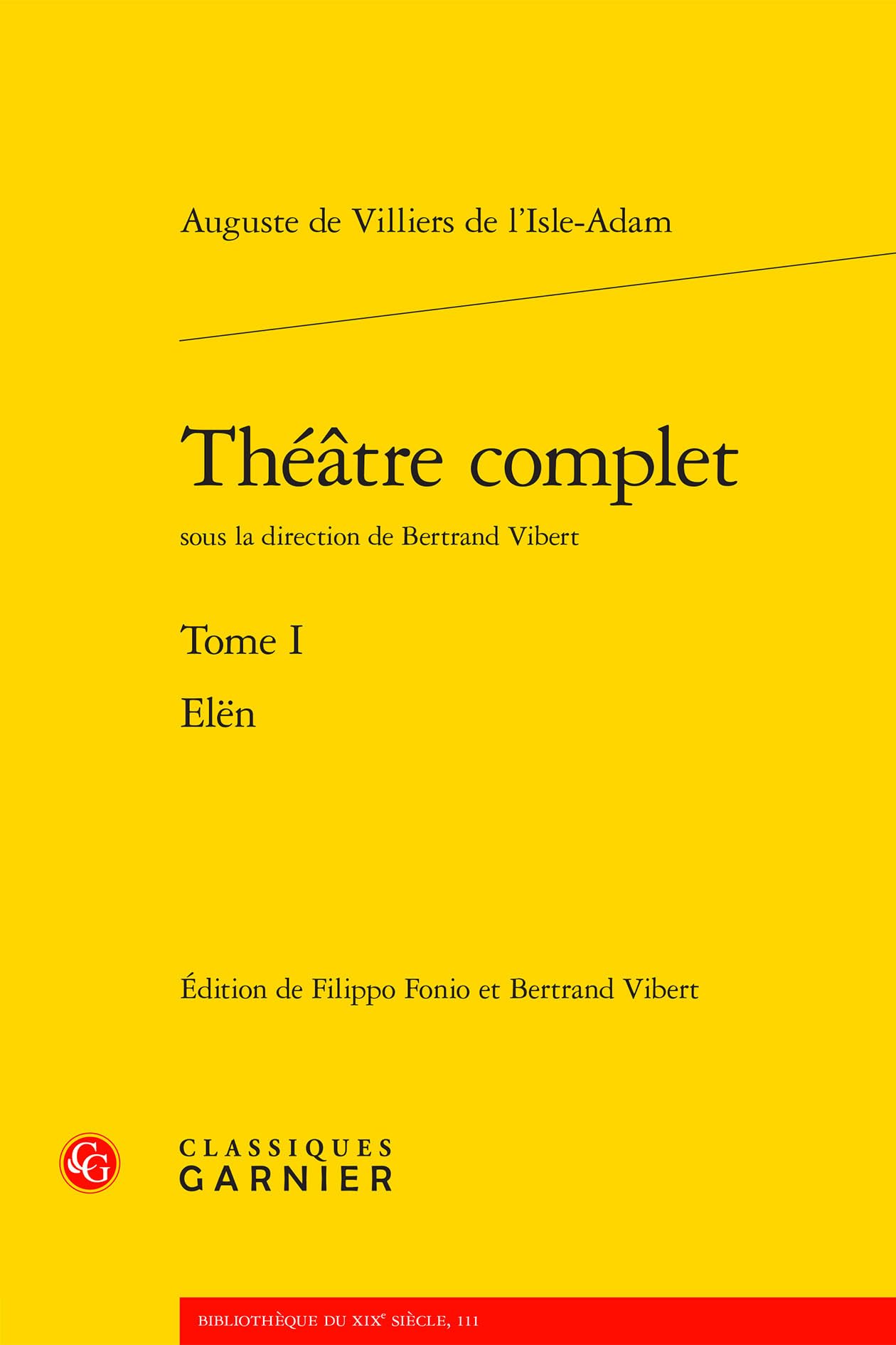 Théâtre complet: Elën (Tome I) book