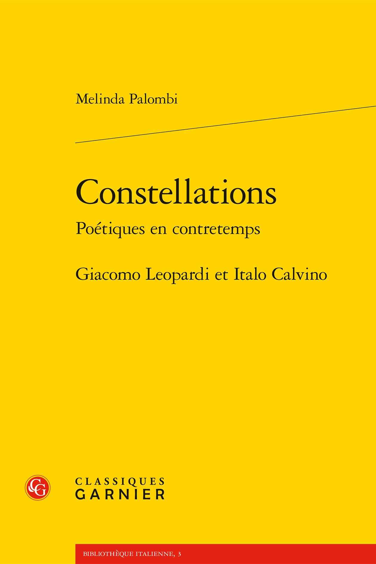 Constellations.: Giacomo Leopardi et Italo Calvino book