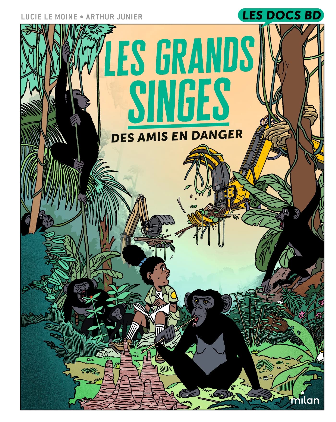 Les grands singes - Des amis en danger Manga