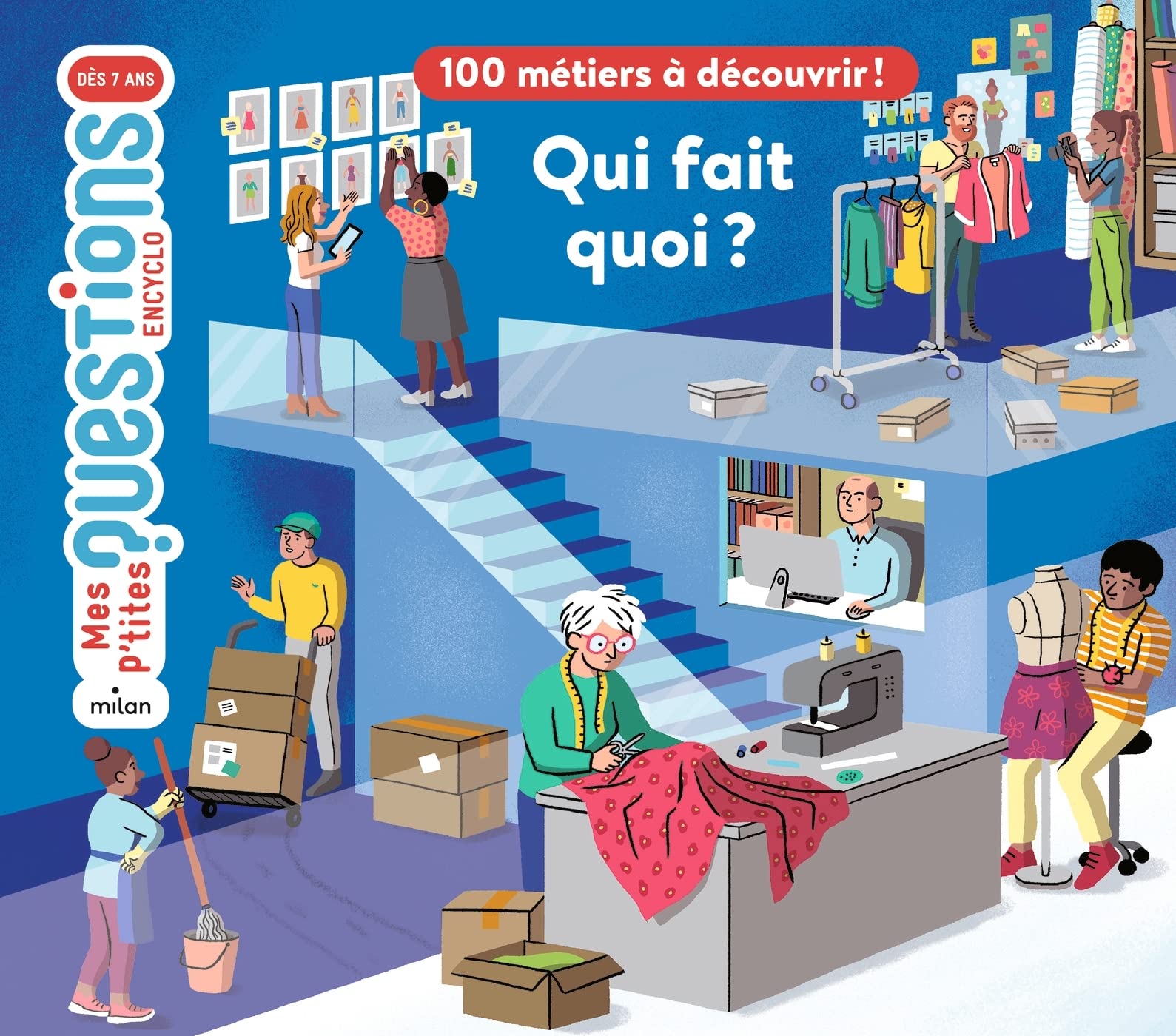 Qui fait quoi ?: 100 métiers à découvrir ! Children's books