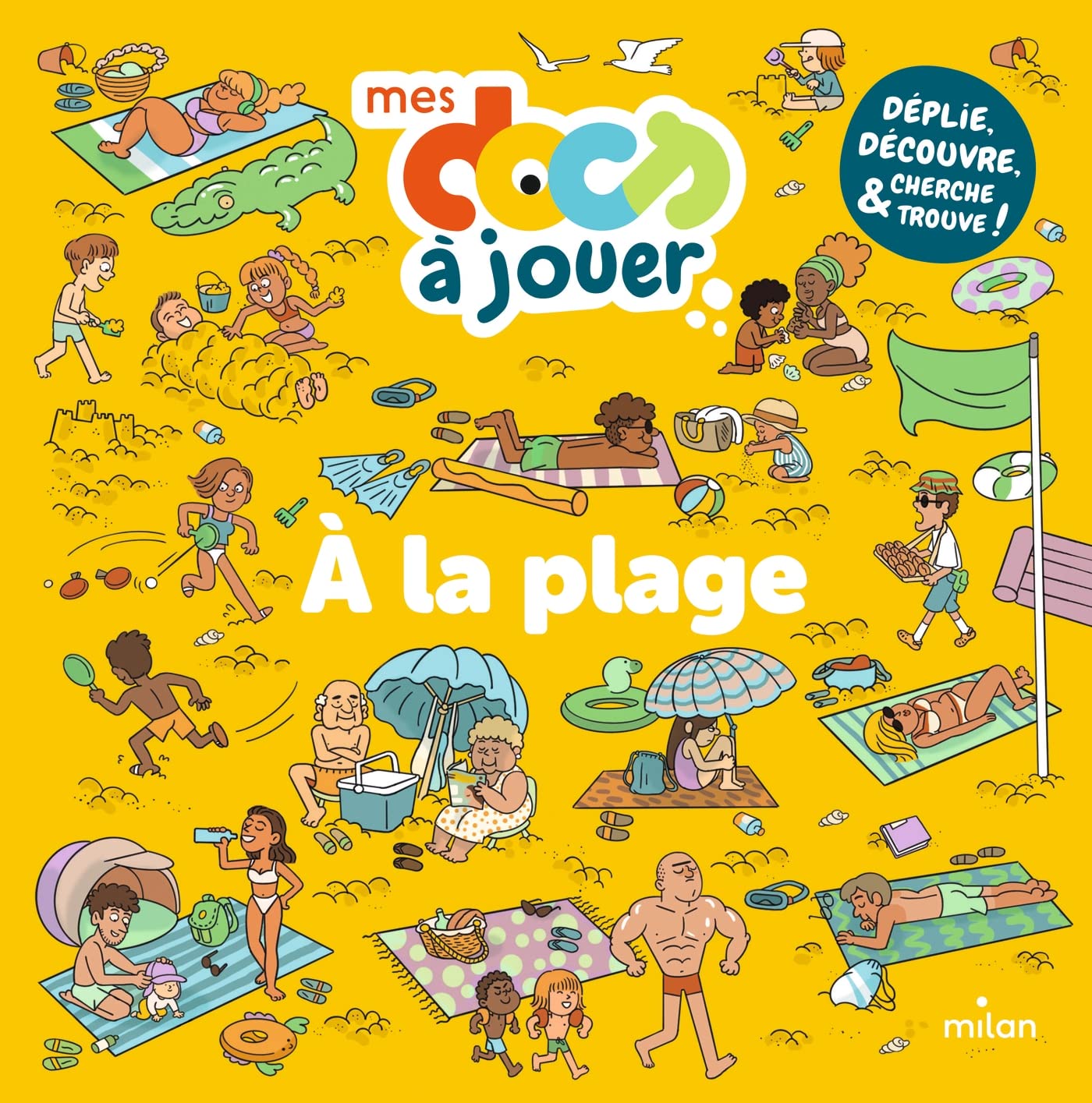 À la plage: Déplie, découvre, cherche et trouve ! Leisure & Fun
