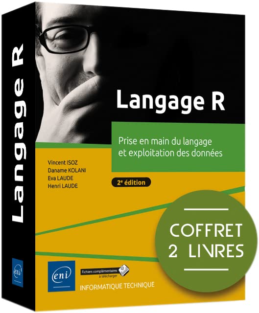 Langage R - Coffret de 2 livres : Prise en main du langage et exploitation des données (2e édition) book