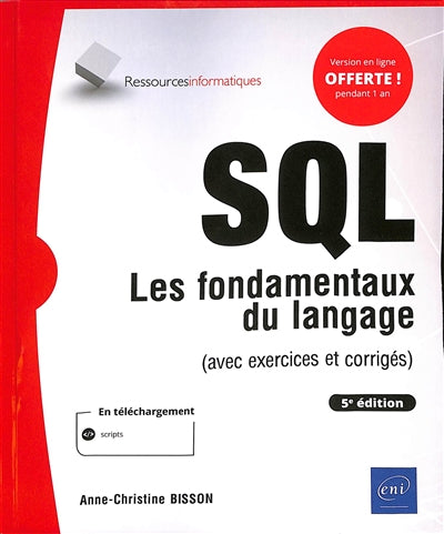 Product Image: SQL : les fondamentaux du langage (avec exercices et corrigés)