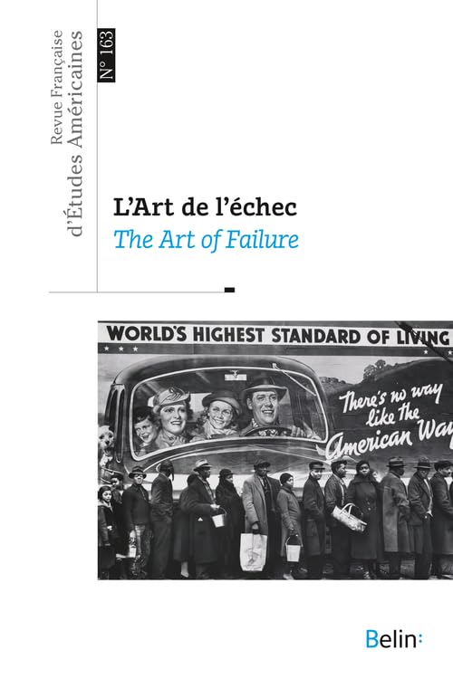 Revue française d'études américaines n° 163 (2020-2): Failed ! L’échec et les ratés dans la culture américaine Books
