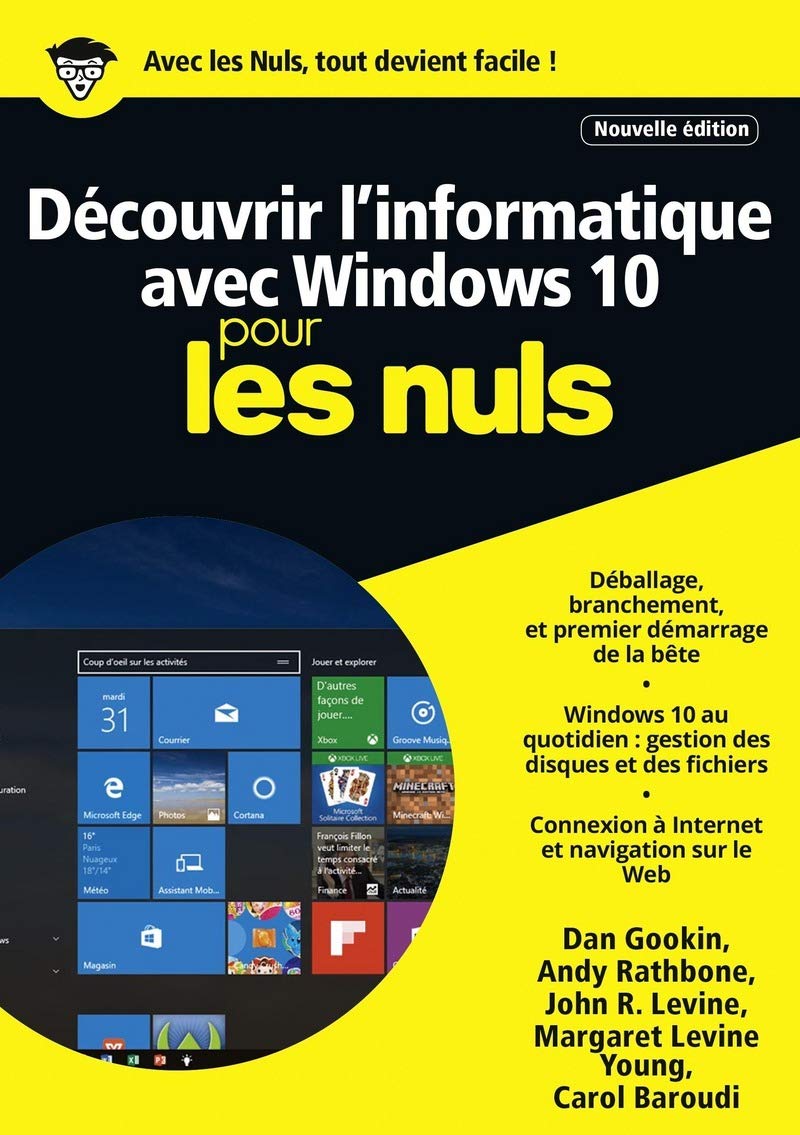 Découvrir l'informatique avec Windows 10 pour les Nuls mégapoche, 2e édition book