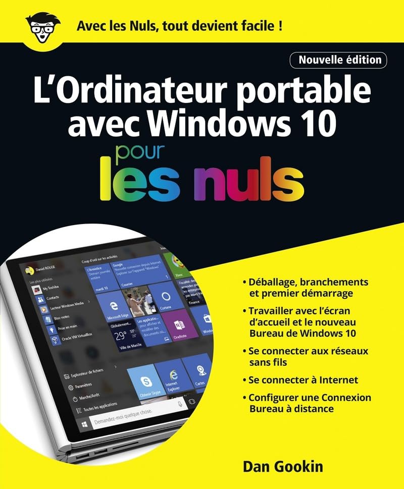 L'ordinateur Portable avec Windows 10 Pour les Nuls NE book