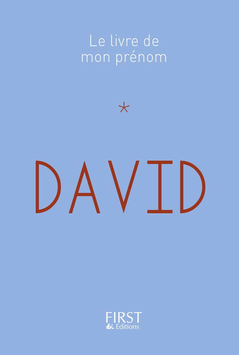 14 Le Livre de mon prénom - David book