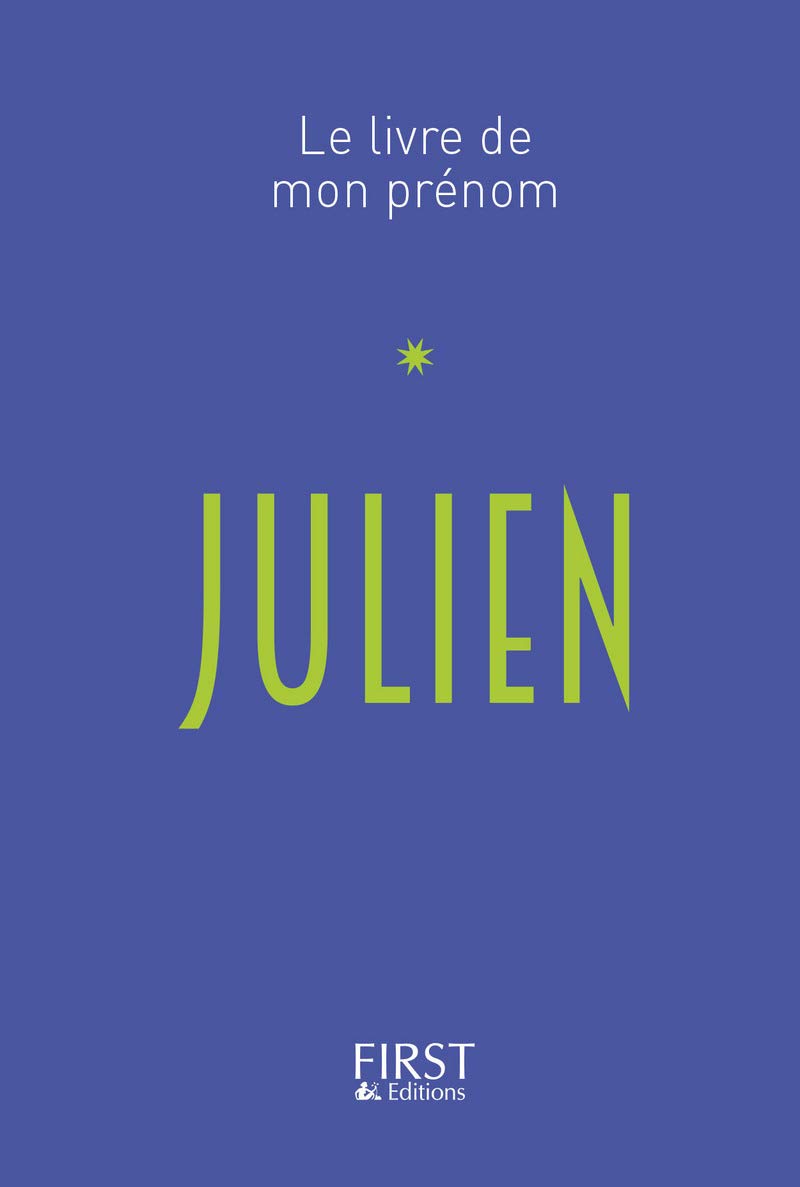 15 Le Livre de mon prénom - Julien book