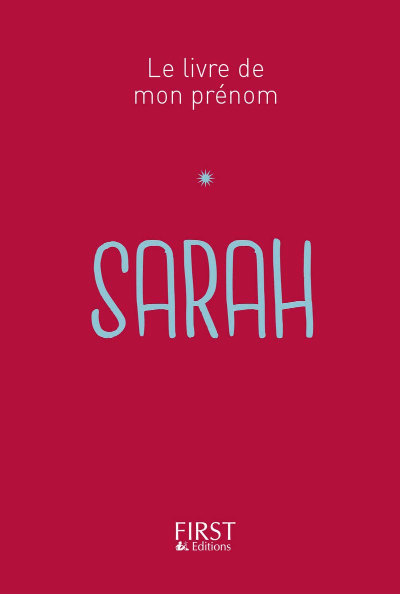 Le Livre de mon prénom - Sarah book
