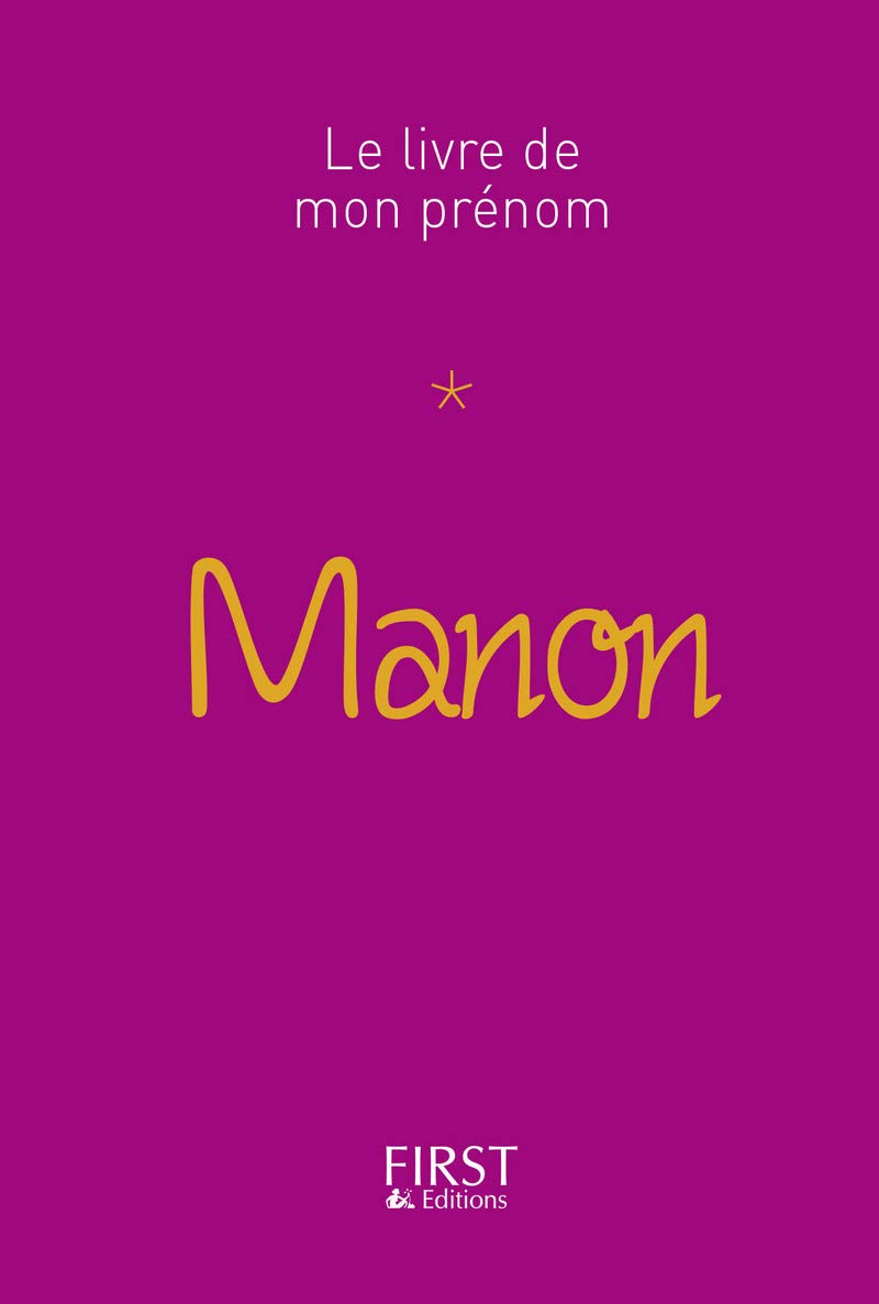 24 Le Livre de mon prénom - Manon book