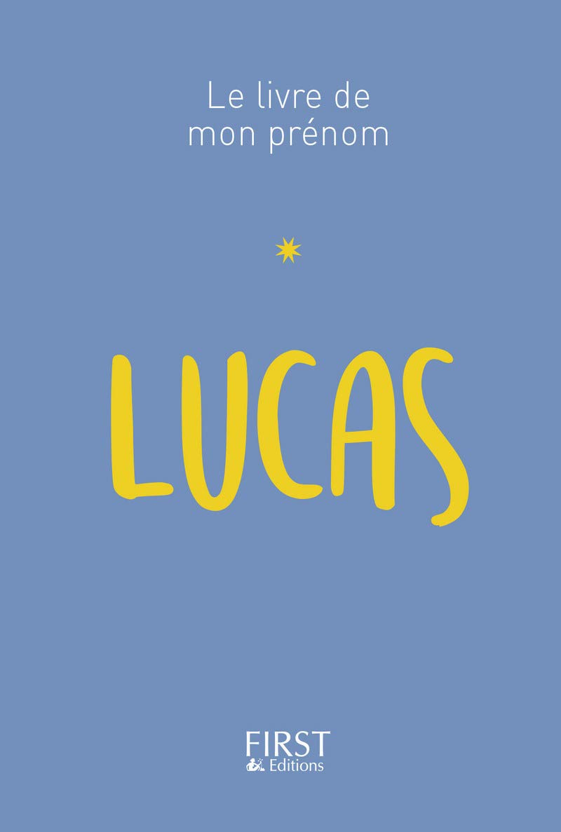 29 Le Livre de mon prénom - Lucas book