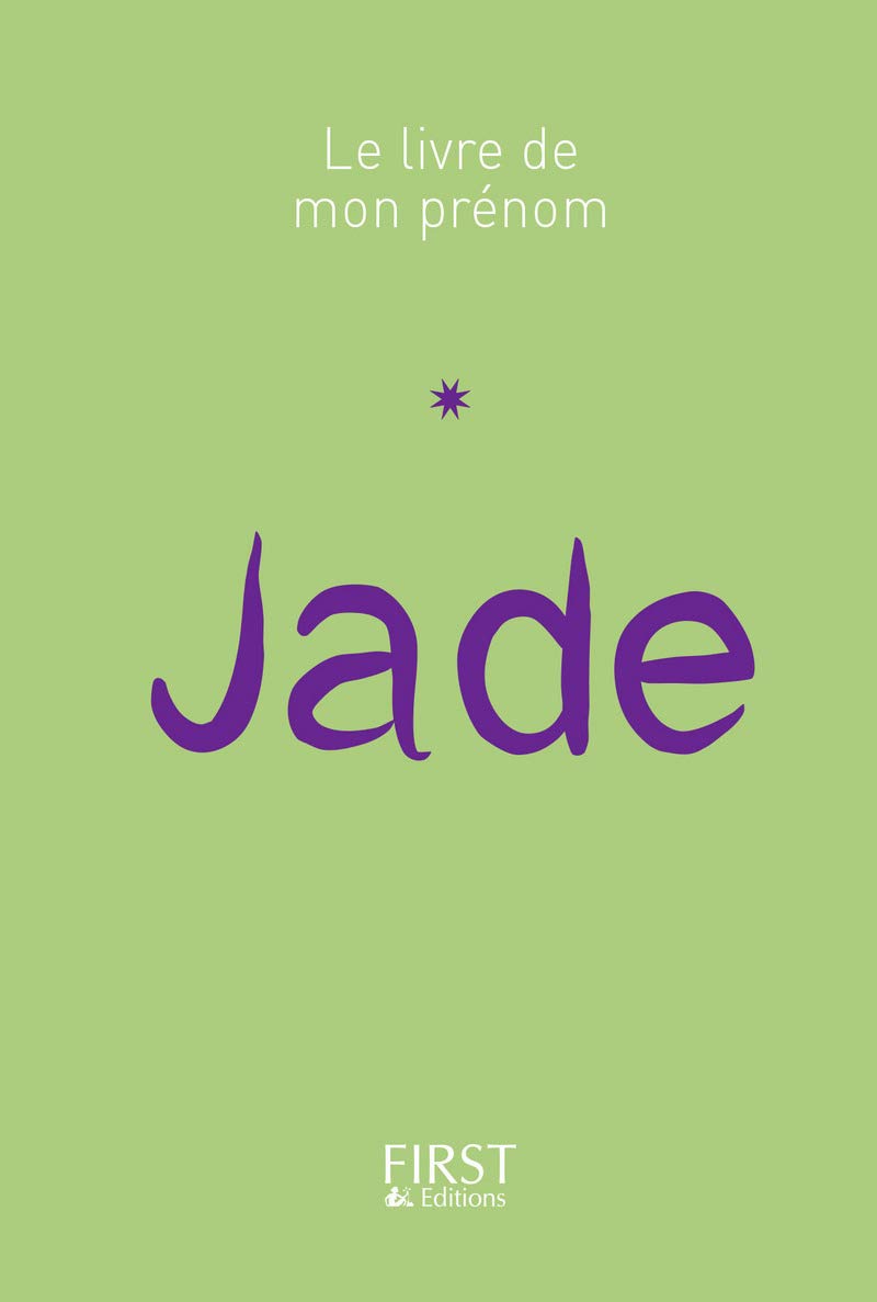 39 Le Livre de mon prénom - Jade book