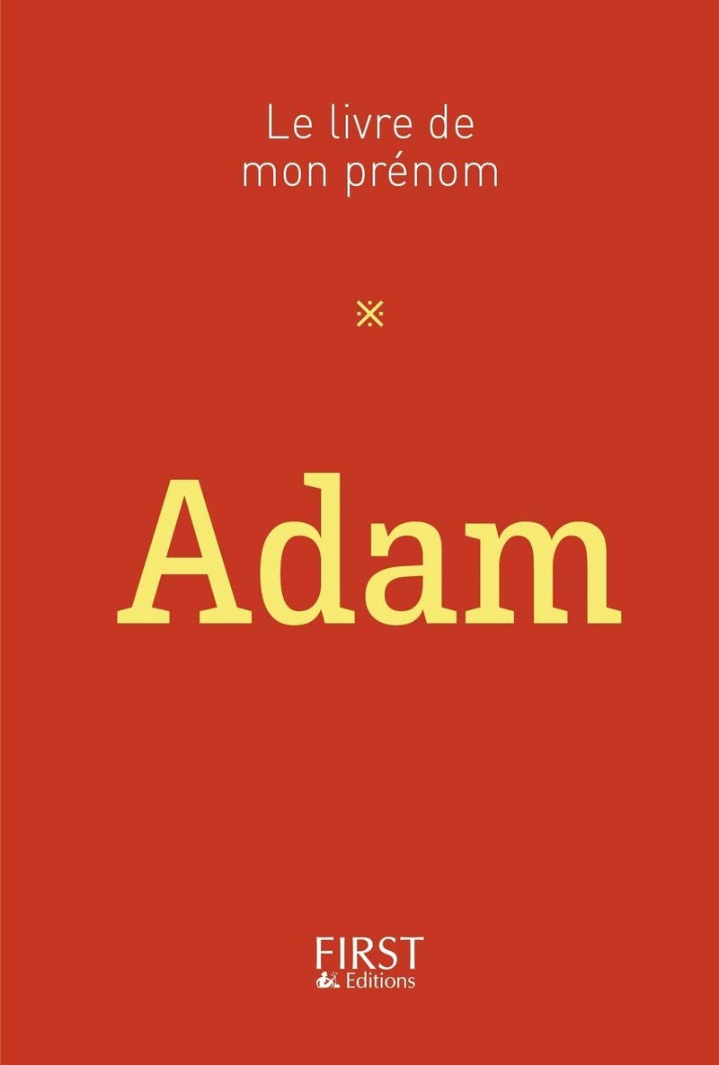 50 Le Livre de mon prénom - Adam book