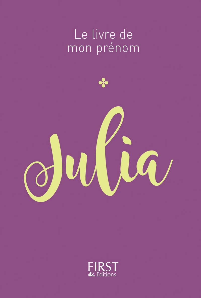 56 Le livre de mon prénom - Julia book