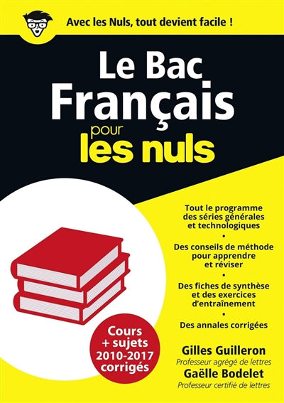Product Image: Le bac français pour les nuls