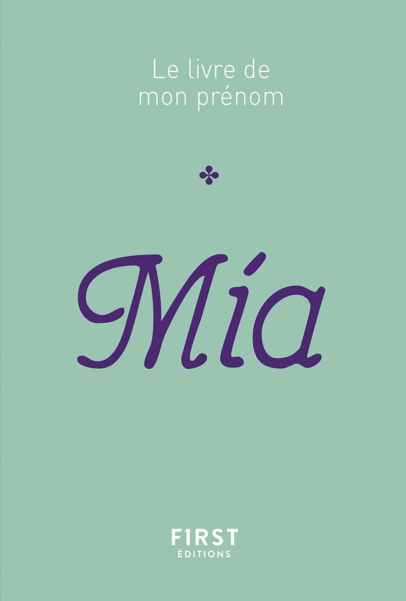Mia - Le livre de mon prénom Photography