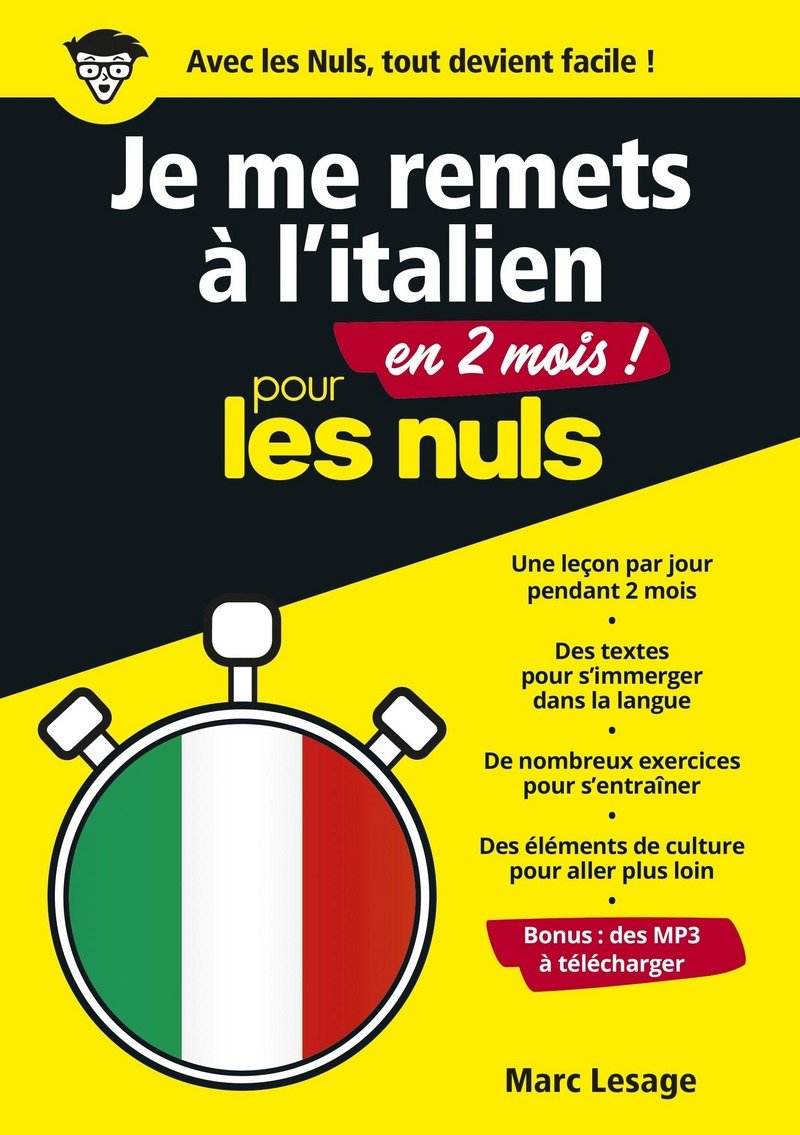 Je me remets à l'italien en 2 mois ! pour les Nuls Foreign Languages ​​& Dictionaries