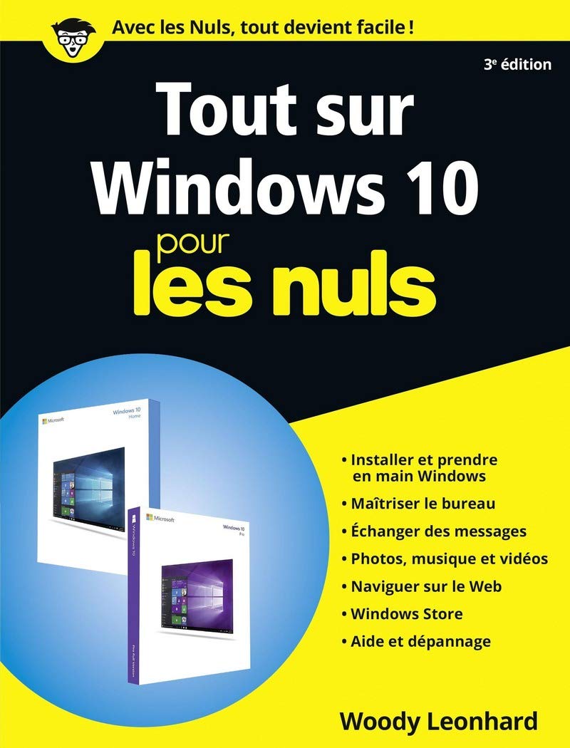 Tout sur Windows 10 Pour les Nuls, 3e Computer Science