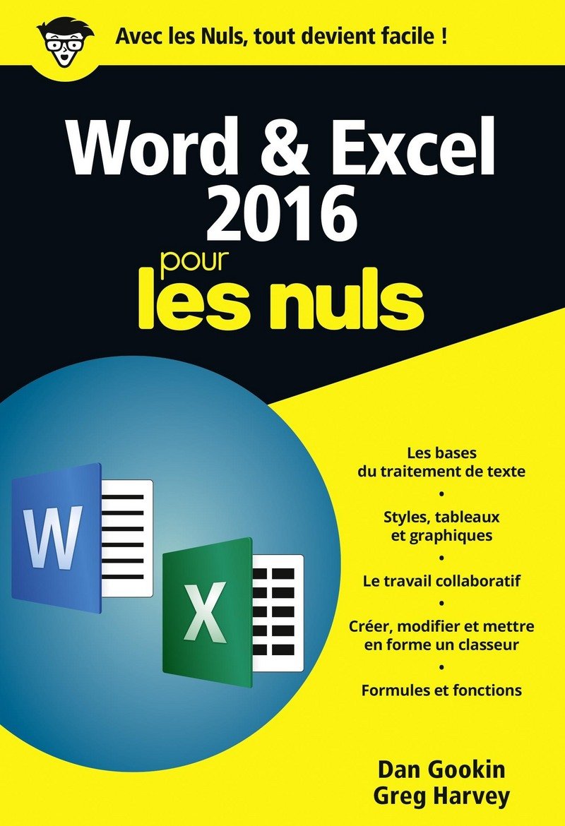 Word et Excel 2016 Poche Pour les Nuls, 2e Computer Science