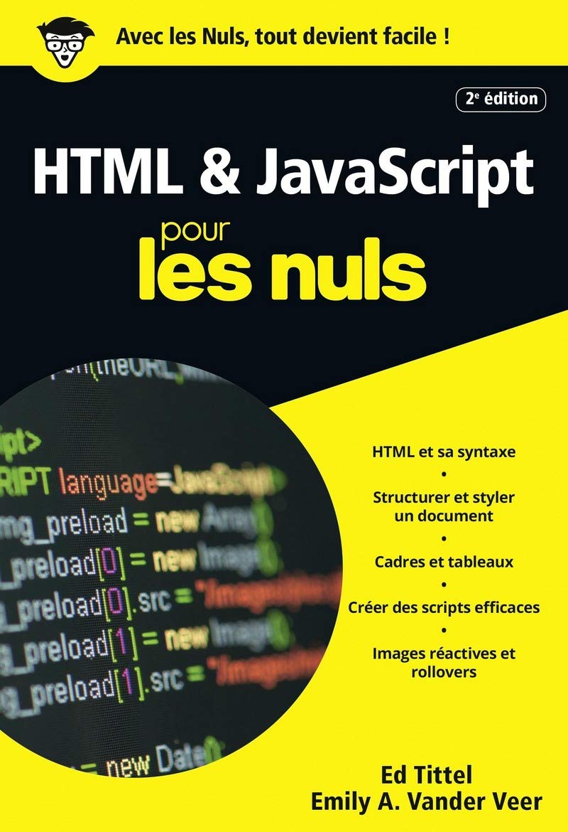 HTML & JavaScript 2e ed Poche Pour les Nuls Computer Science